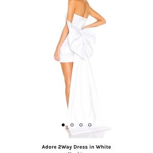 Adore 2Way Dress in White Nookie
